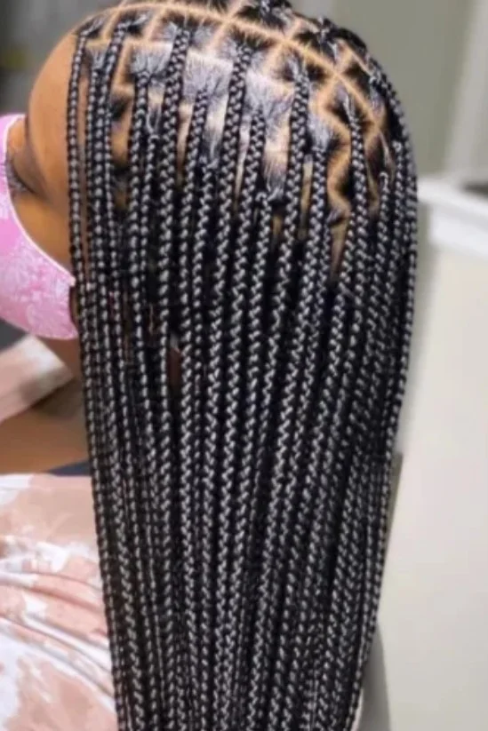 Regular Knotless Braids B
